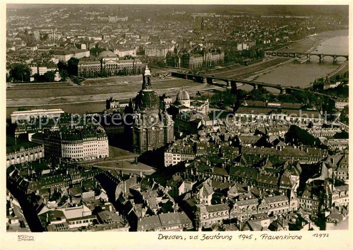 Foto Hahn Nr. 12972 Dresden vor der Zerstörung 1945 F