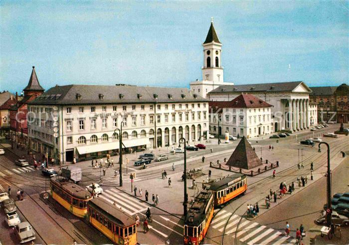 Strassenbahn Karlsruhe Marktplatz