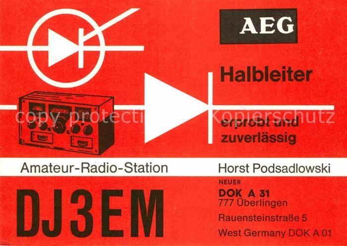 Radio Amateur-Radio-Station DJ3EM Überlingen