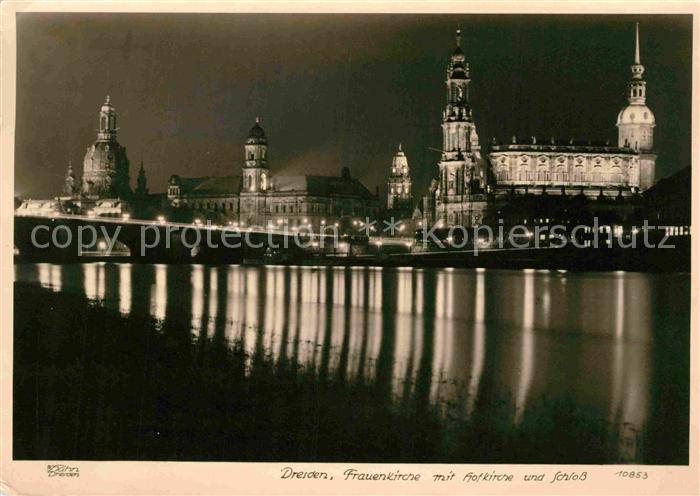 Foto Hahn Nr. 10853 Dresden Frauenkirche Hofkirche Sc