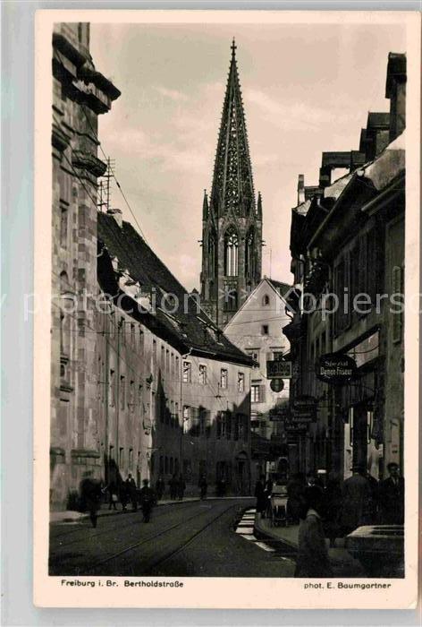 Foto Baumgartner E. Nr. 1838 Freiburg im Breisgau Bertholdstras