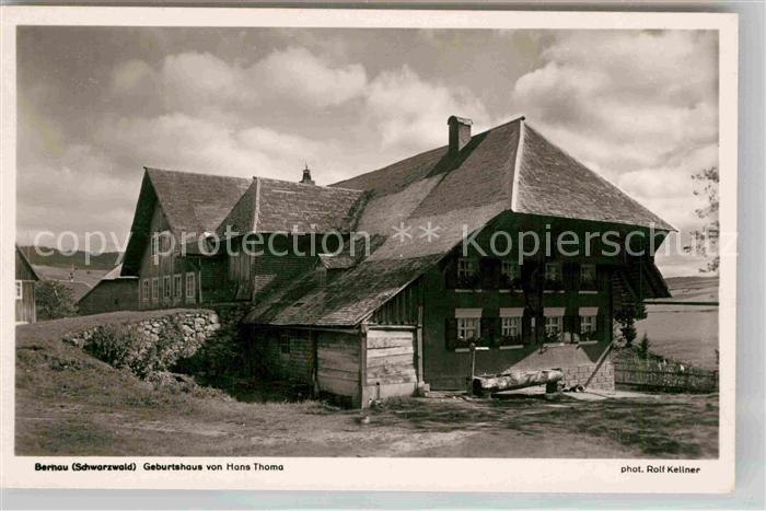 Foto Kellner Rolf Nr. 6177 Bernau Schwarzwald Geburtshaus Han