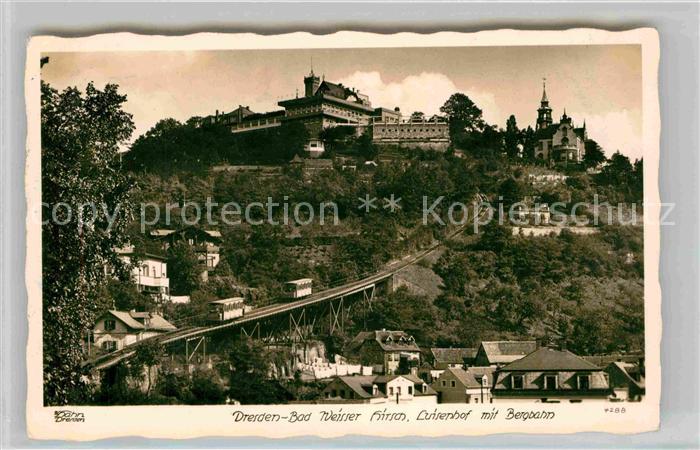 Foto Hahn Nr. 4288 Dresden Bad Weisser Hirsch Luisenh