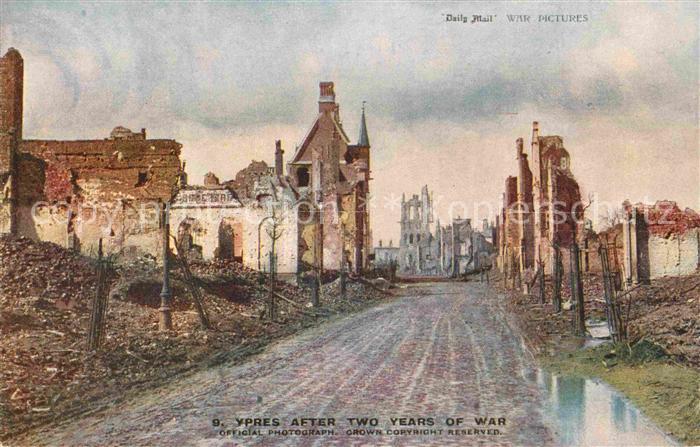 Ypern Ypres After two years of War