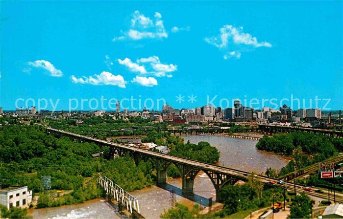 Richmond British Columbia Skyline Lee Bridge Manchester Bridge