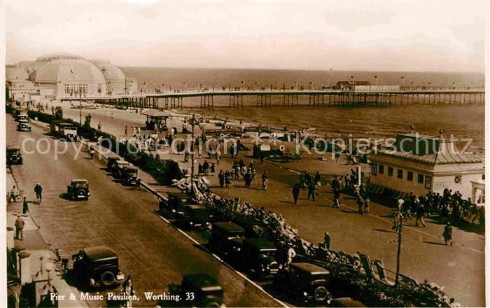 Worthing West Sussex Pier and Music Pavillon