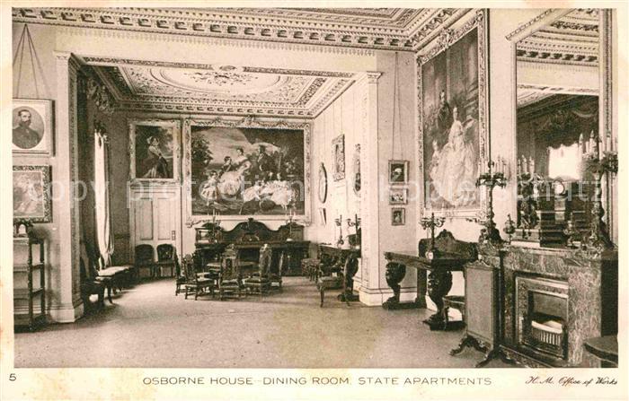 Osborne Isle of Wight Osborne House Dining Room State Apartments