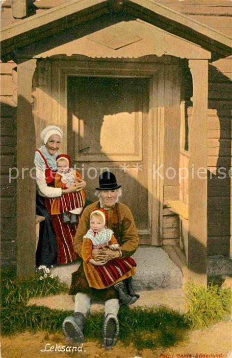 Leksand Schwedische Bauernfamilie