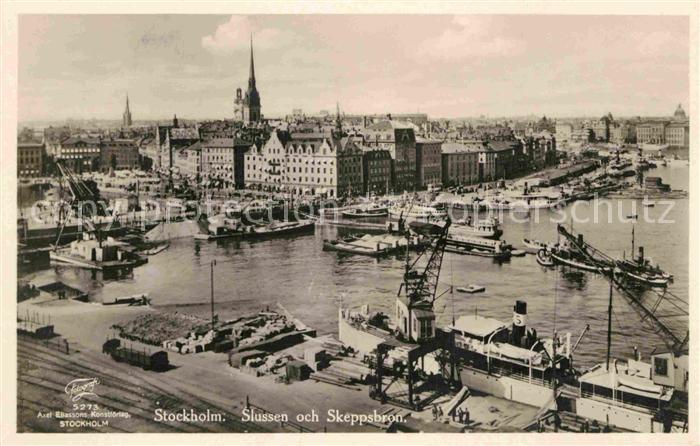 Stockholm Slussen och Skeppsbron
