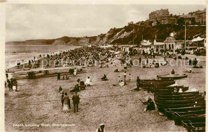 Bournemouth Beach Looking West