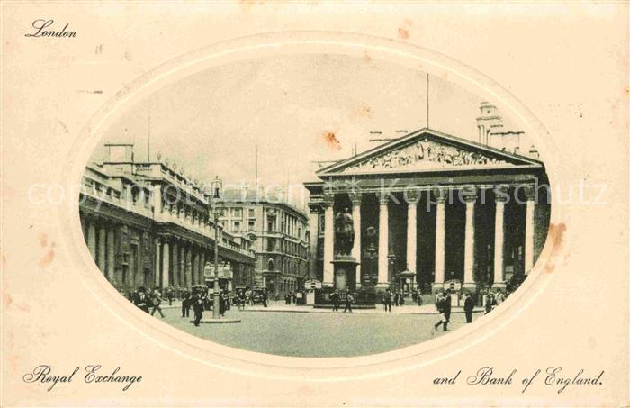 London Royal Exchange and Bank of England