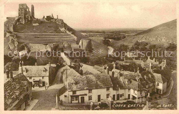 Corfe Dorset Corfe Castle