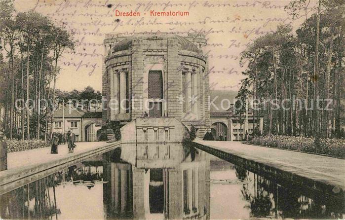 DRESDEN Elbe Krematorium