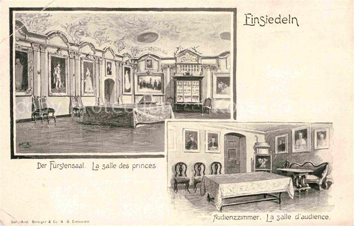 Einsiedeln SZ Der Fuerstensaal Audienzzimmer