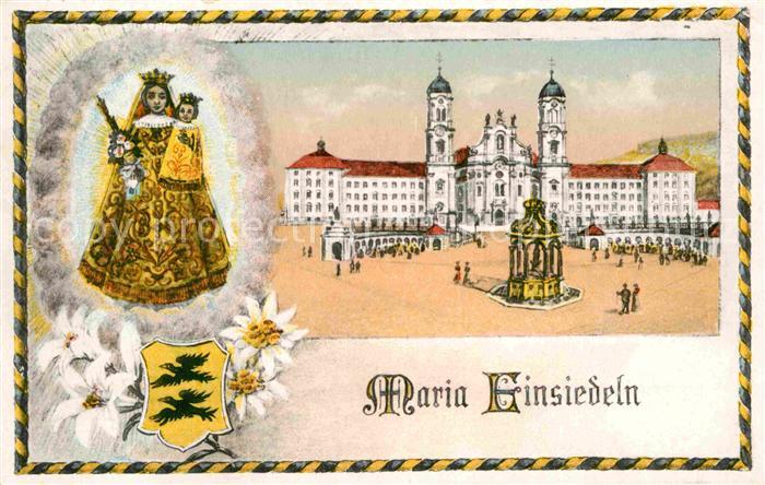 Einsiedeln SZ Kloster Maria Einsiedeln Gnadenbild