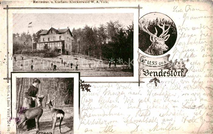 Bendestorf Restaurant Kurhaus Kleckerwald Rehpark