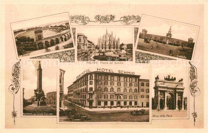 Milano Bristol Hotel Schmid Arena Piazza del D