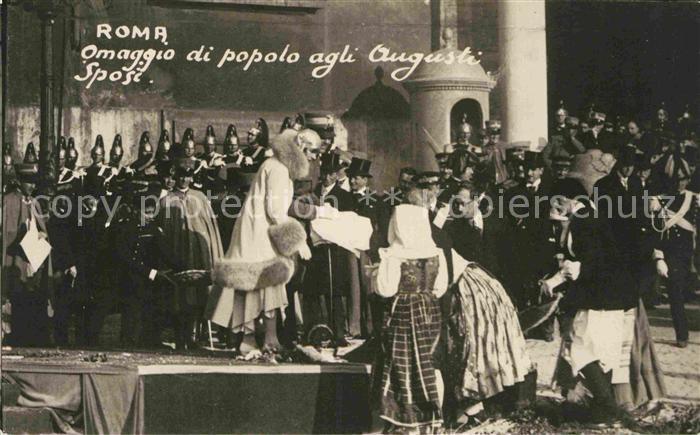 Roma Rom Omaggio di popolo agli Augusti Sposi