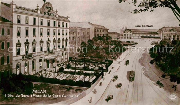 Milano Hotel du Nord Place de la Gare Centrale