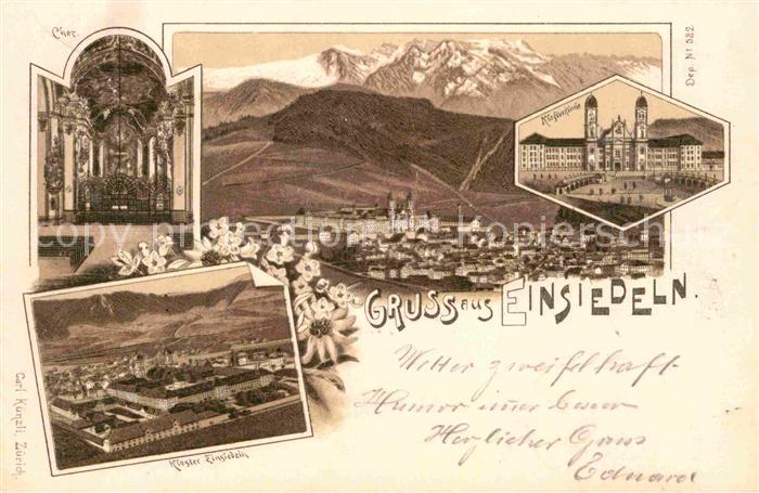 Einsiedeln SZ Chor Kloster Einsiedeln Klosterkirche