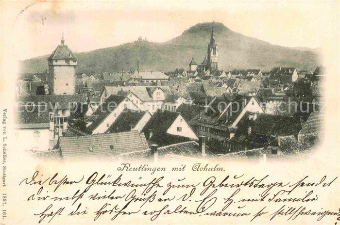 Reutlingen BW mit Achalm