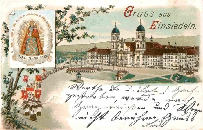 Einsiedeln SZ Kloster und Kirche Gnadenbild
