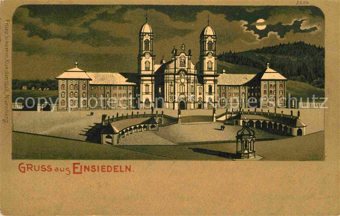 Einsiedeln SZ Kloster und Kirche