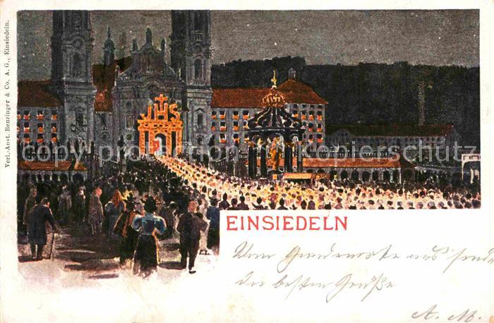 Einsiedeln SZ Kloster und Kirche