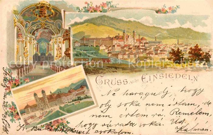 Einsiedeln SZ Kloster und Kirche Inneres