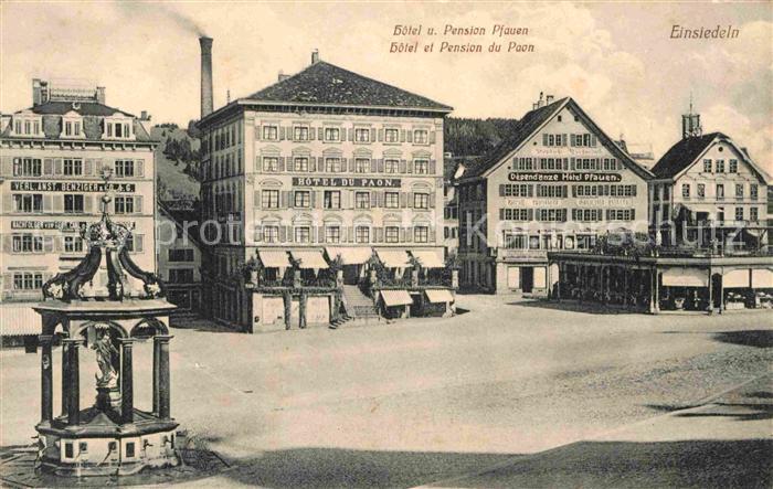 Einsiedeln SZ Hotel Pension Pfauen