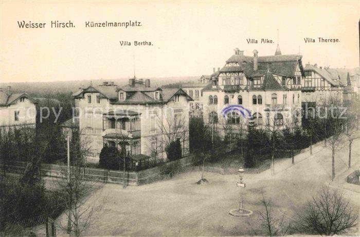Weisser Hirsch Kuenzelmannplatz Villa Bertha Villa Alke Villa Therese