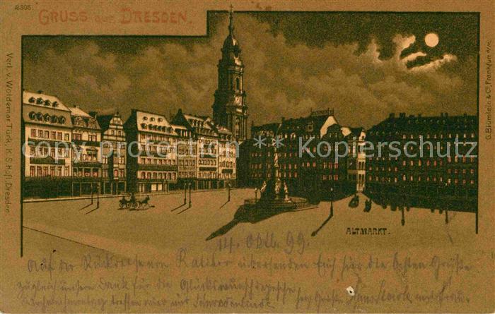 DRESDEN Elbe Altmarkt