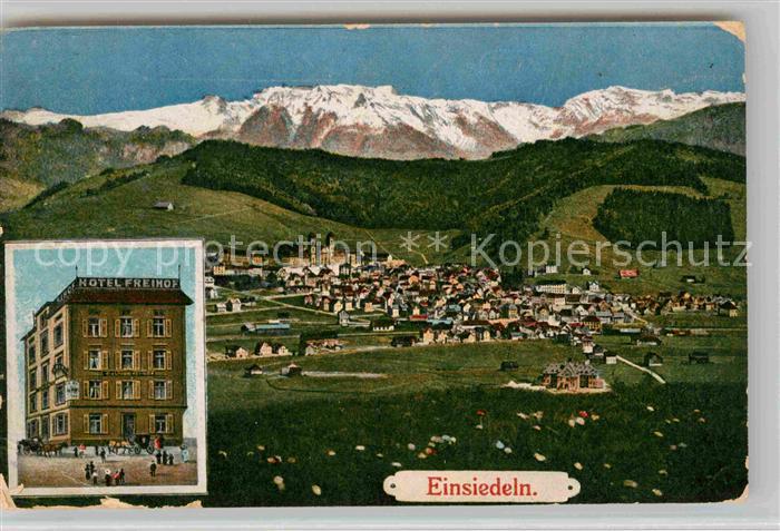 Einsiedeln SZ Panorama Hotel Freihof
