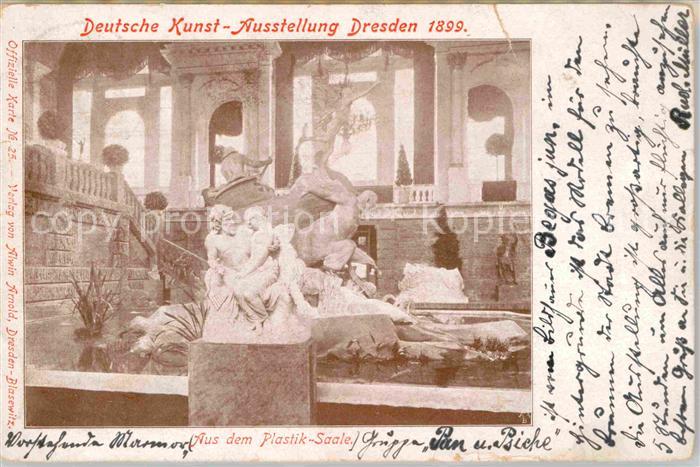 DRESDEN Elbe Dt Kunstausstellung 1989 Plastik Saal