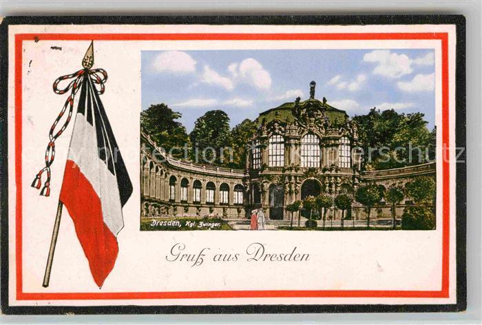 DRESDEN Elbe Kgl Zwinger