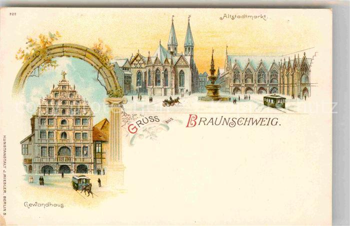 BRAUNSCHWEIG  CITY Gewandhaus Altstadtmarkt