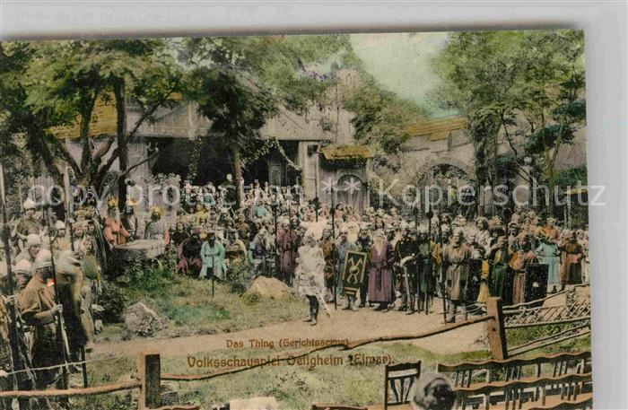 oetigheim Volksschauspiel Das Thing Gerichtsszene