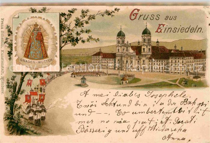 Einsiedeln SZ Kloster und Kirche Gnadenbild