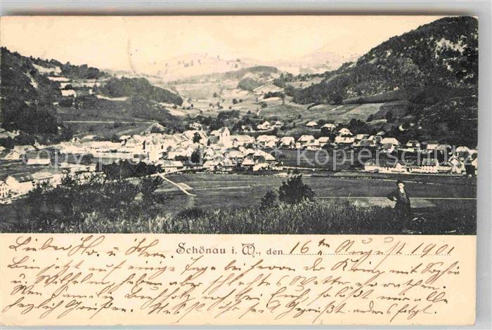 Schoenau Schwarzwald Panorama