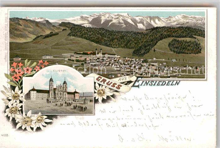 Einsiedeln SZ Panorama Kloster