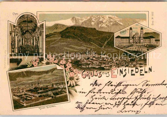 Einsiedeln SZ Panorama Chor Klosterkirche Kloster