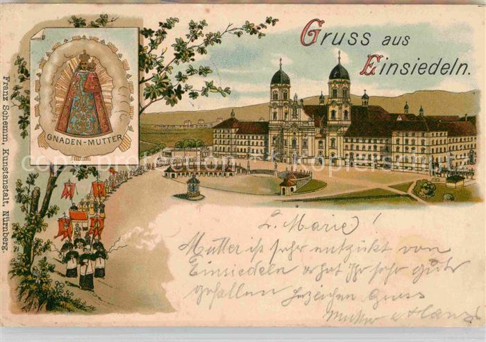 Einsiedeln SZ Kloster Kirche Gnadenbild