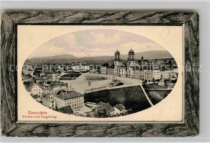 Einsiedeln SZ Kloster mit Umgebung