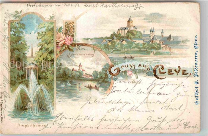 Cleve Kleve Amphitheater Schwanenburg