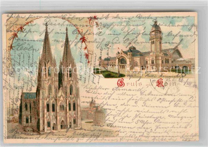 Koeln Rhein Dom Hauptbahnhof