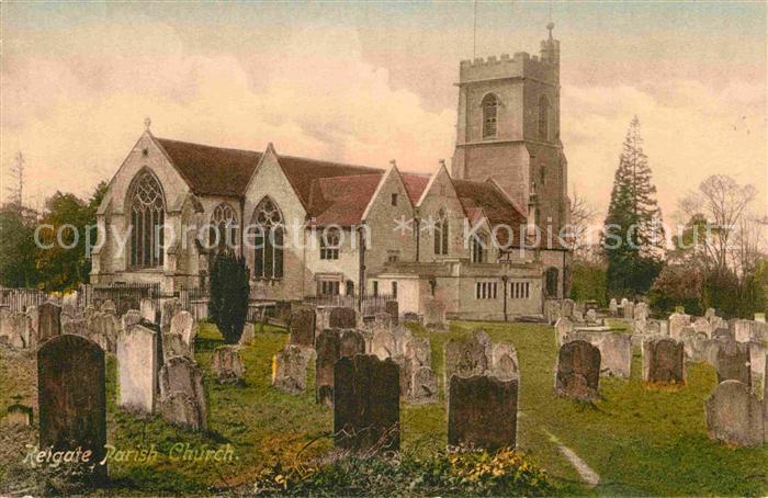 Reigate Parish Kirche Friedhof