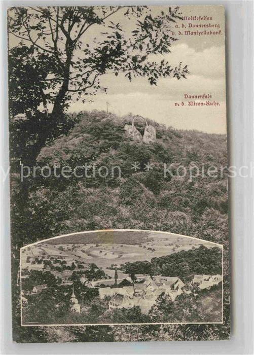 Dannenfels Moltkefelsen auf dem Donnersberg
