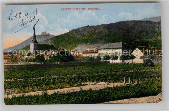 Hambach Neustadt Ortsblick mit Maxburg