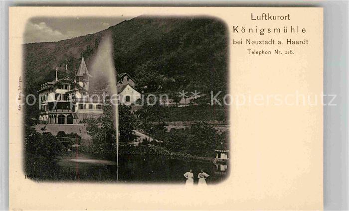 Neustadt Haardt Koenigsmuehle Fontaene