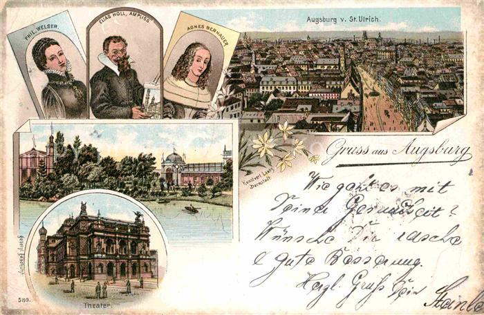 Augsburg Sankt Ulrich Welser Holl Bernauer Theater